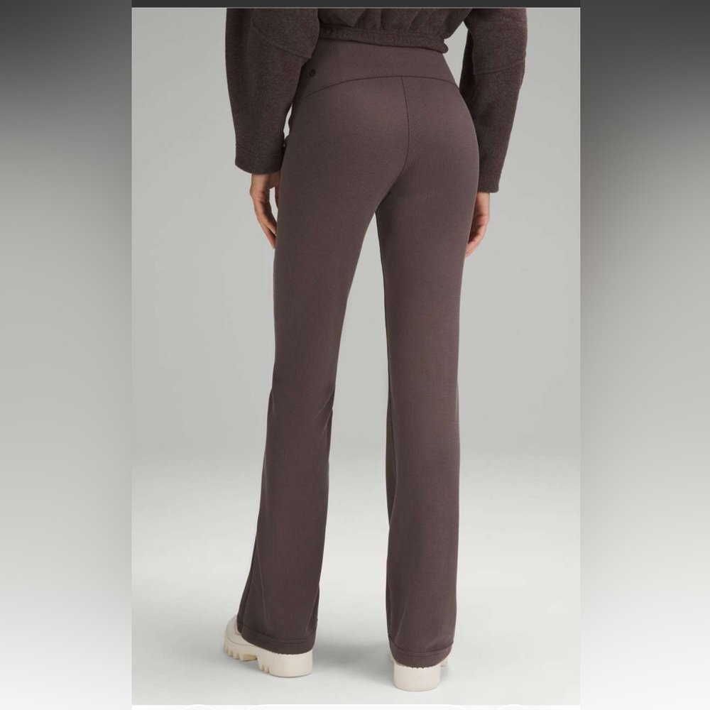 lululemon athletica Brown Flared Leggings